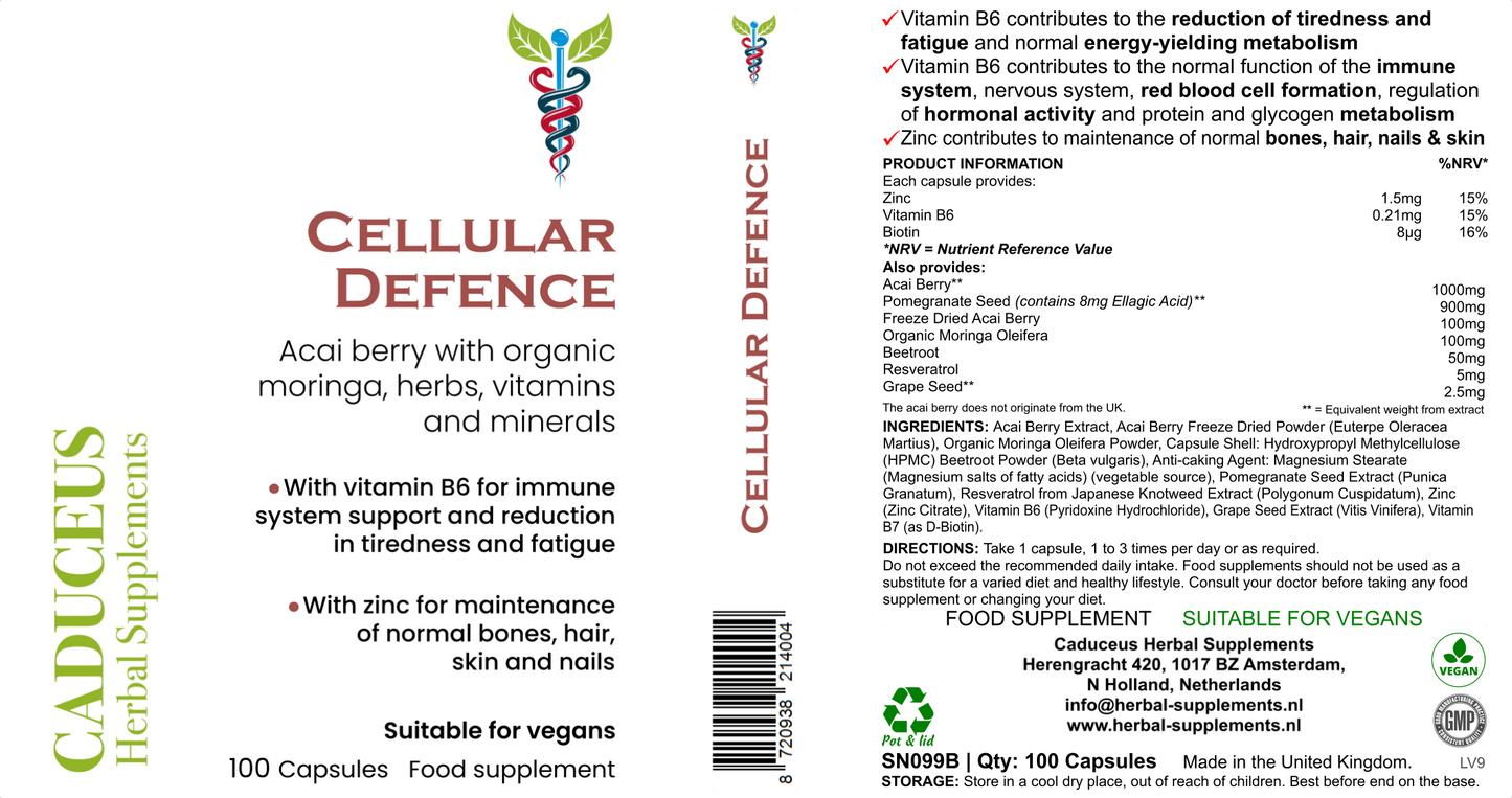 Cellular Defence 100 capsules.