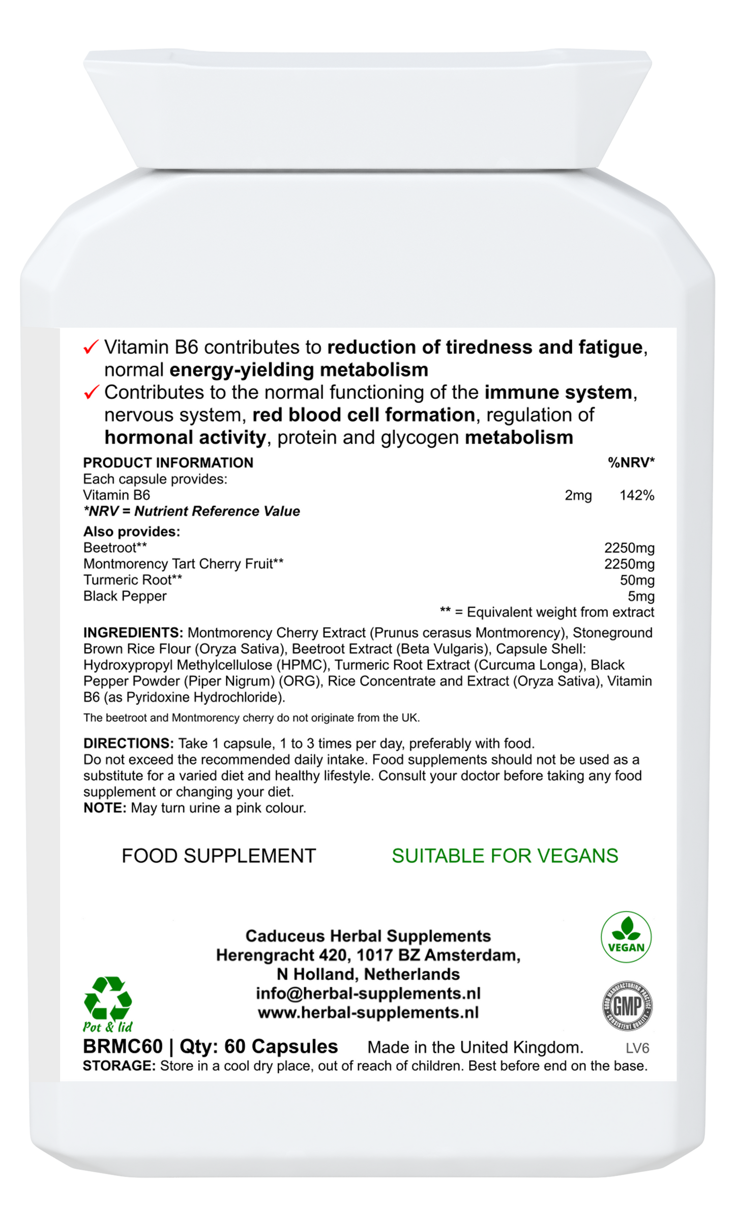 Beta-Vulgaris Complex 60 capsules