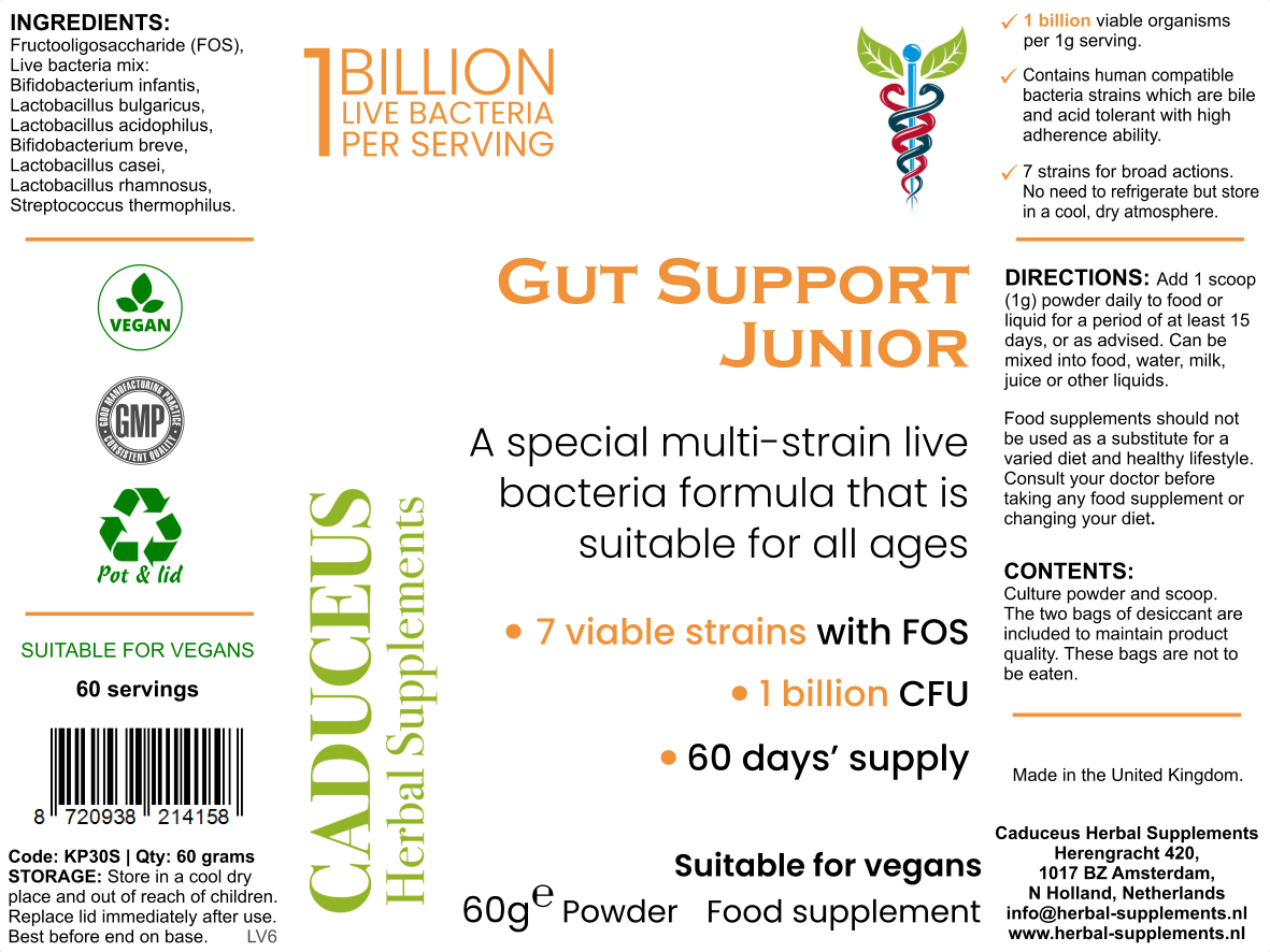 Gut Support Junior sachets 30x 1g poederzakjes