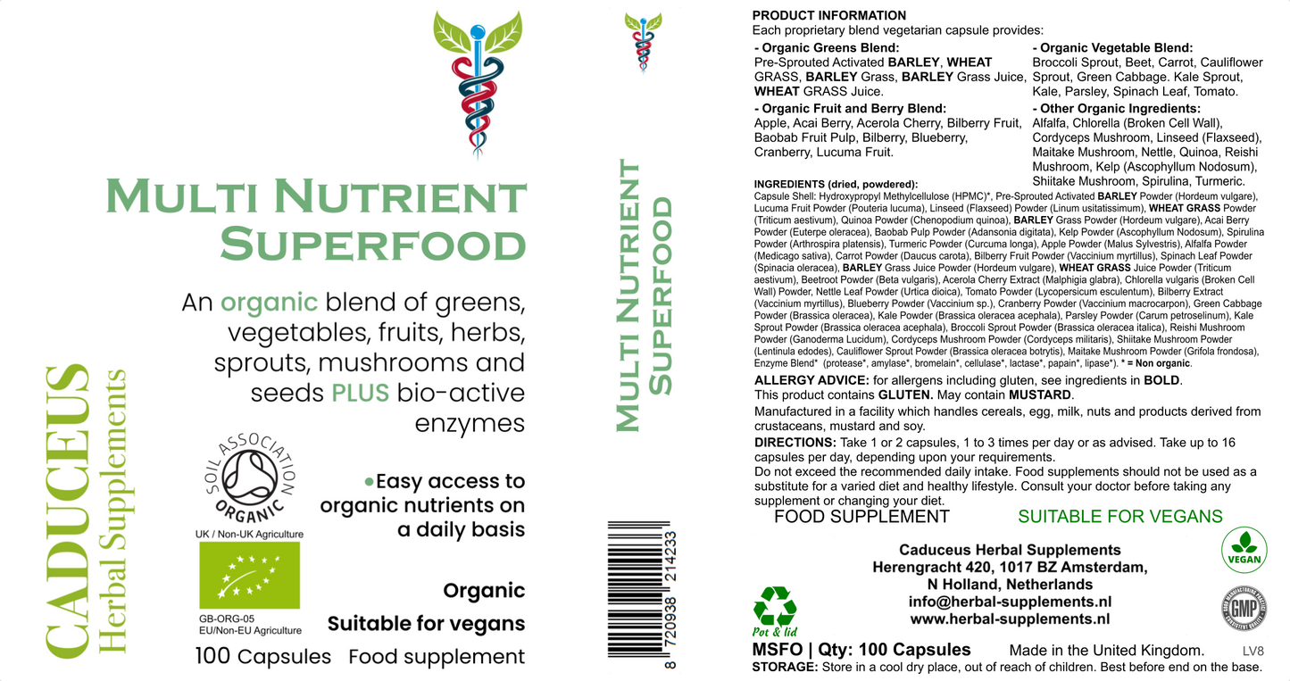 Multi-Nutrient Superfood 100 capsules