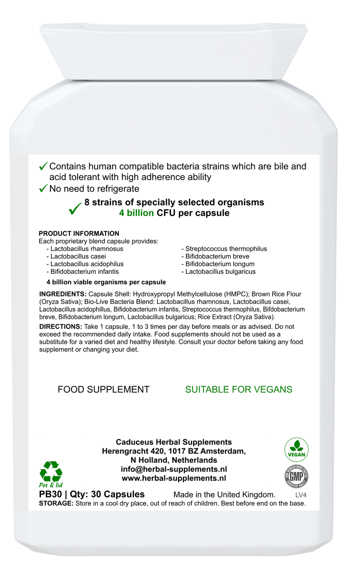 Intestinal Support 30 capsules