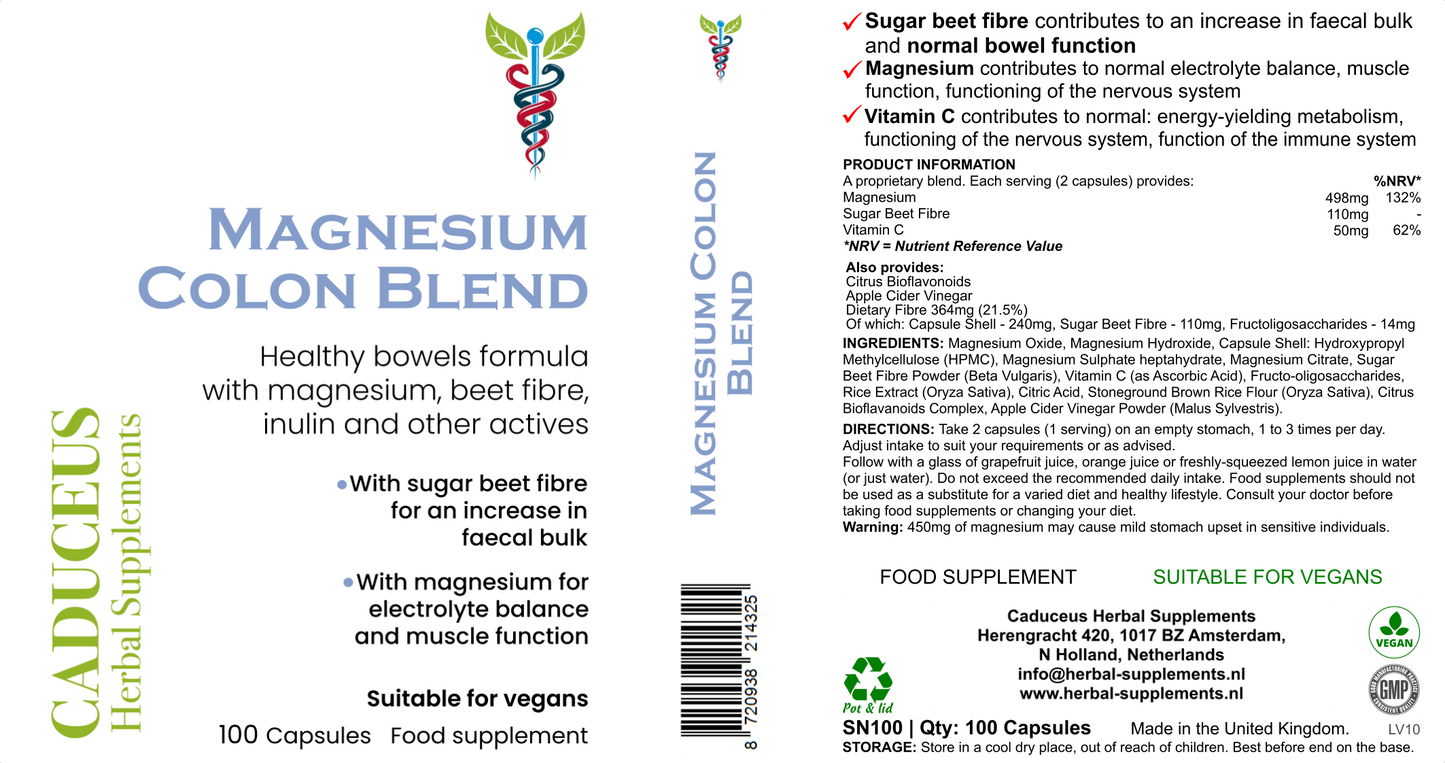 Magnesium Colon Blend capsules 100 capsules
