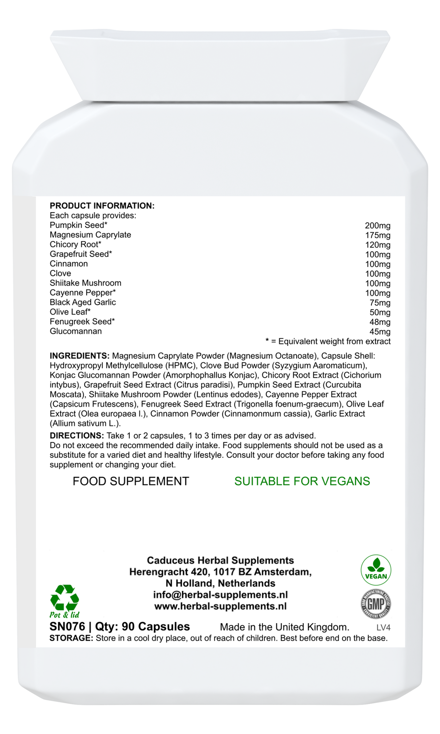 Herbal Cleansing 90 capsules