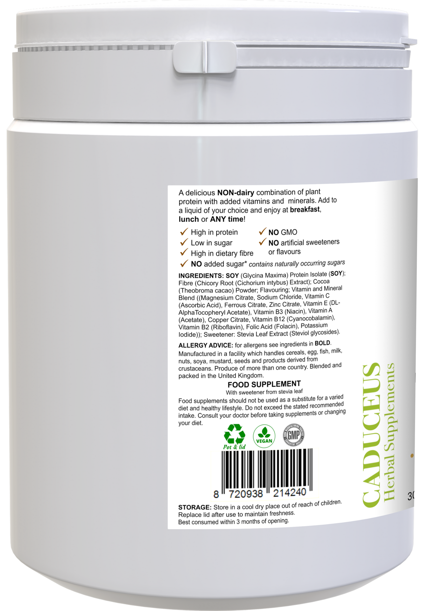 Vegan Meal Shake (chocolate) 300 g poeder