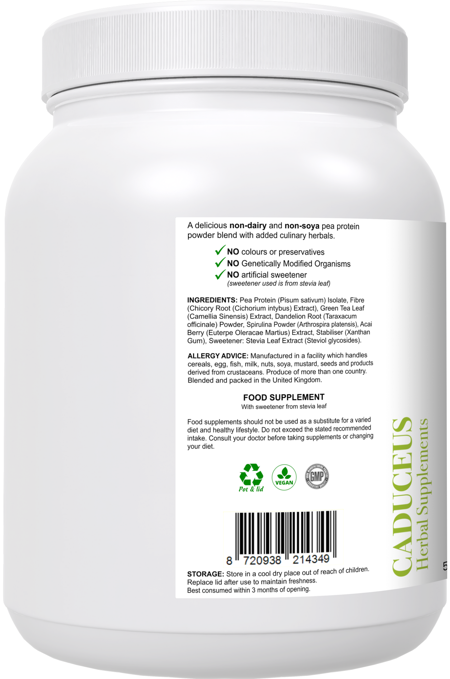 PeaPowder 500 g poeder