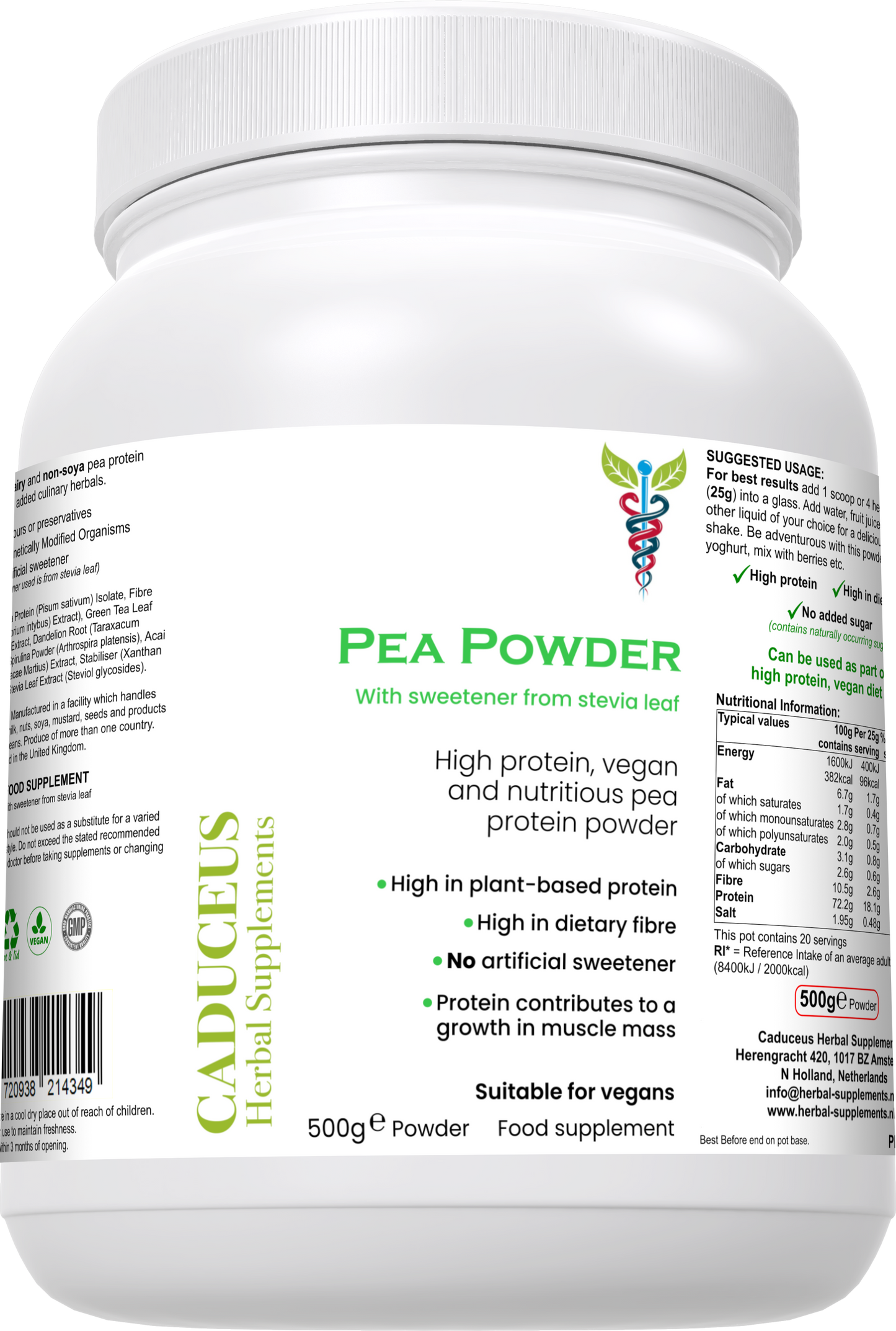 PeaPowder 500 g poeder