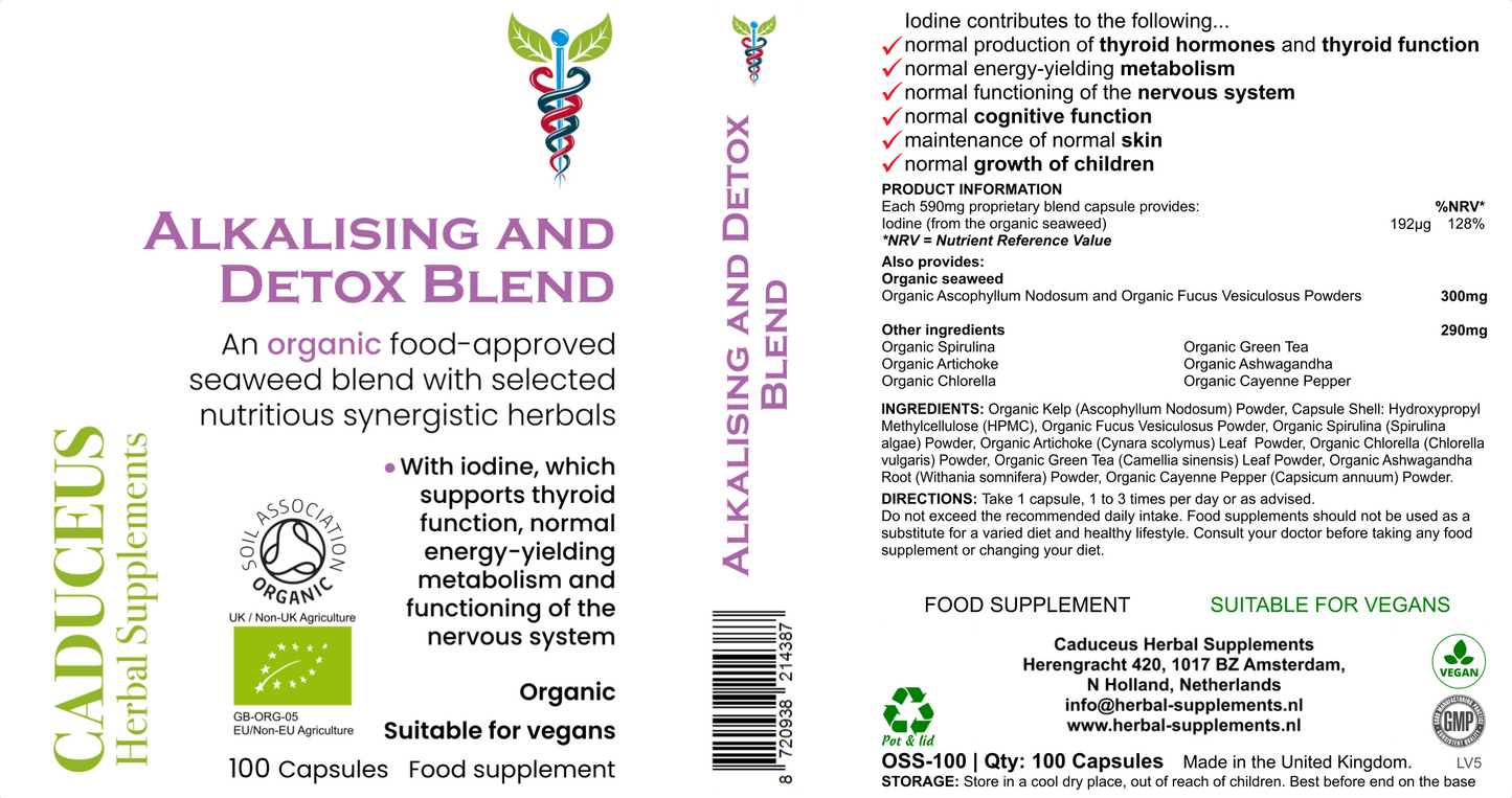 Alkalising and Detox Blend 100 capsules