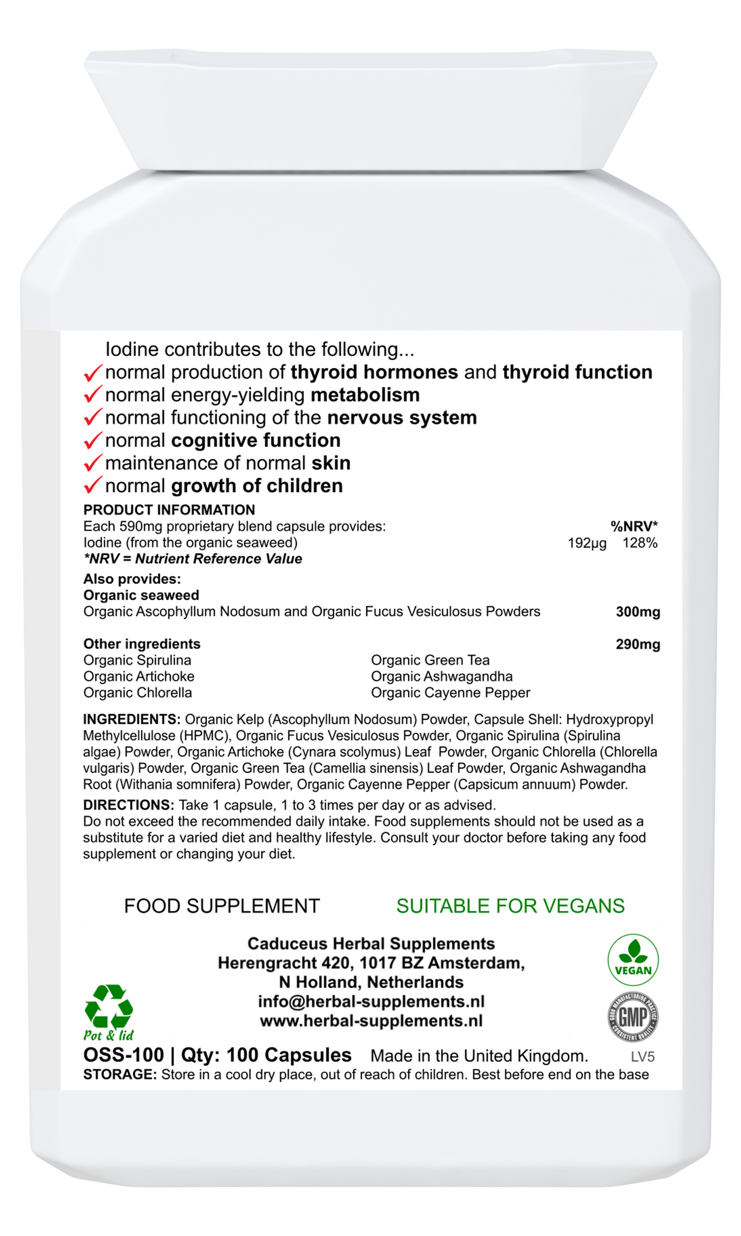 Alkalising and Detox Blend 100 capsules