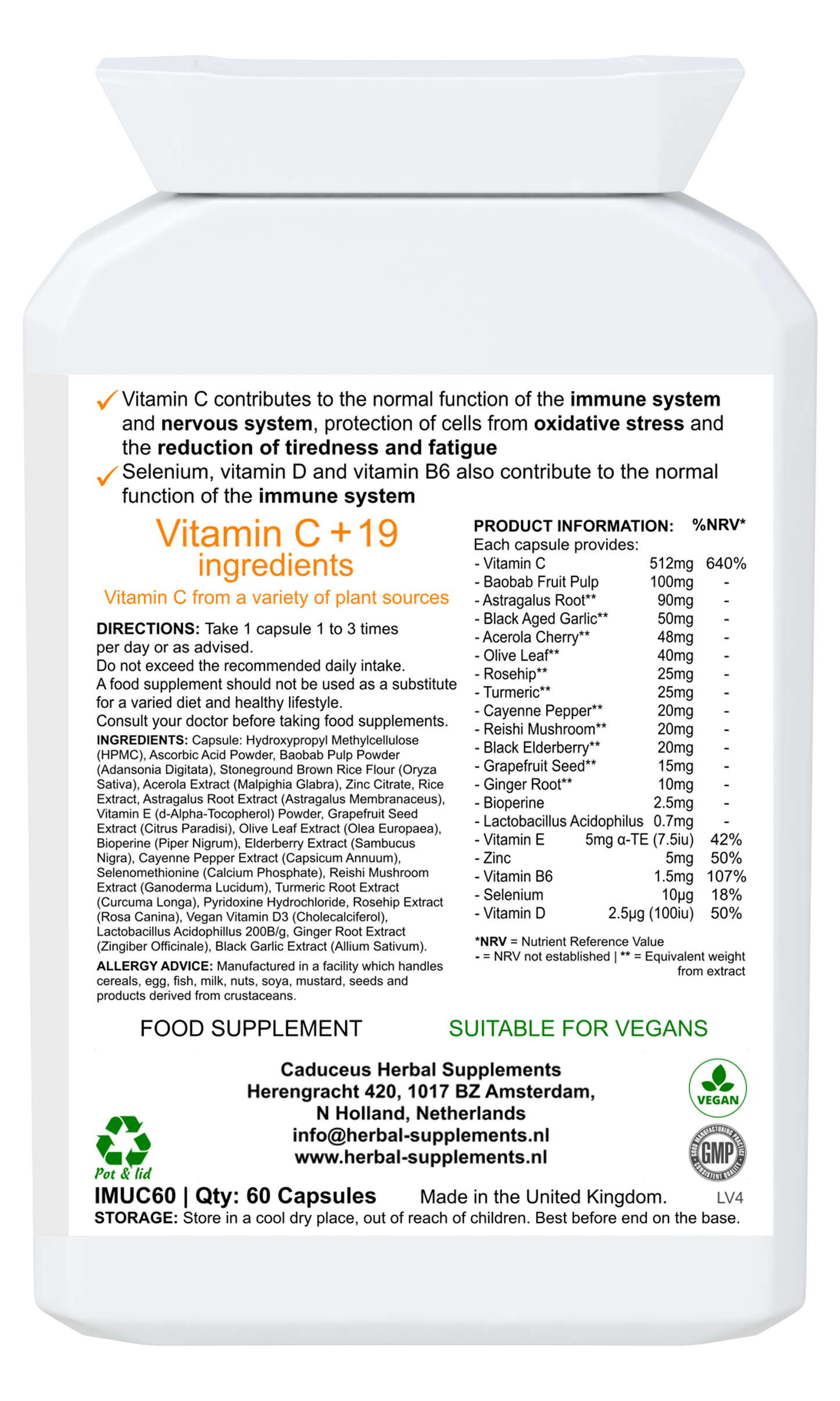 Immunity Support + 60 capsules
