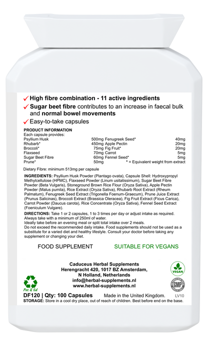 Herbal Fibre Complex 100 capsules