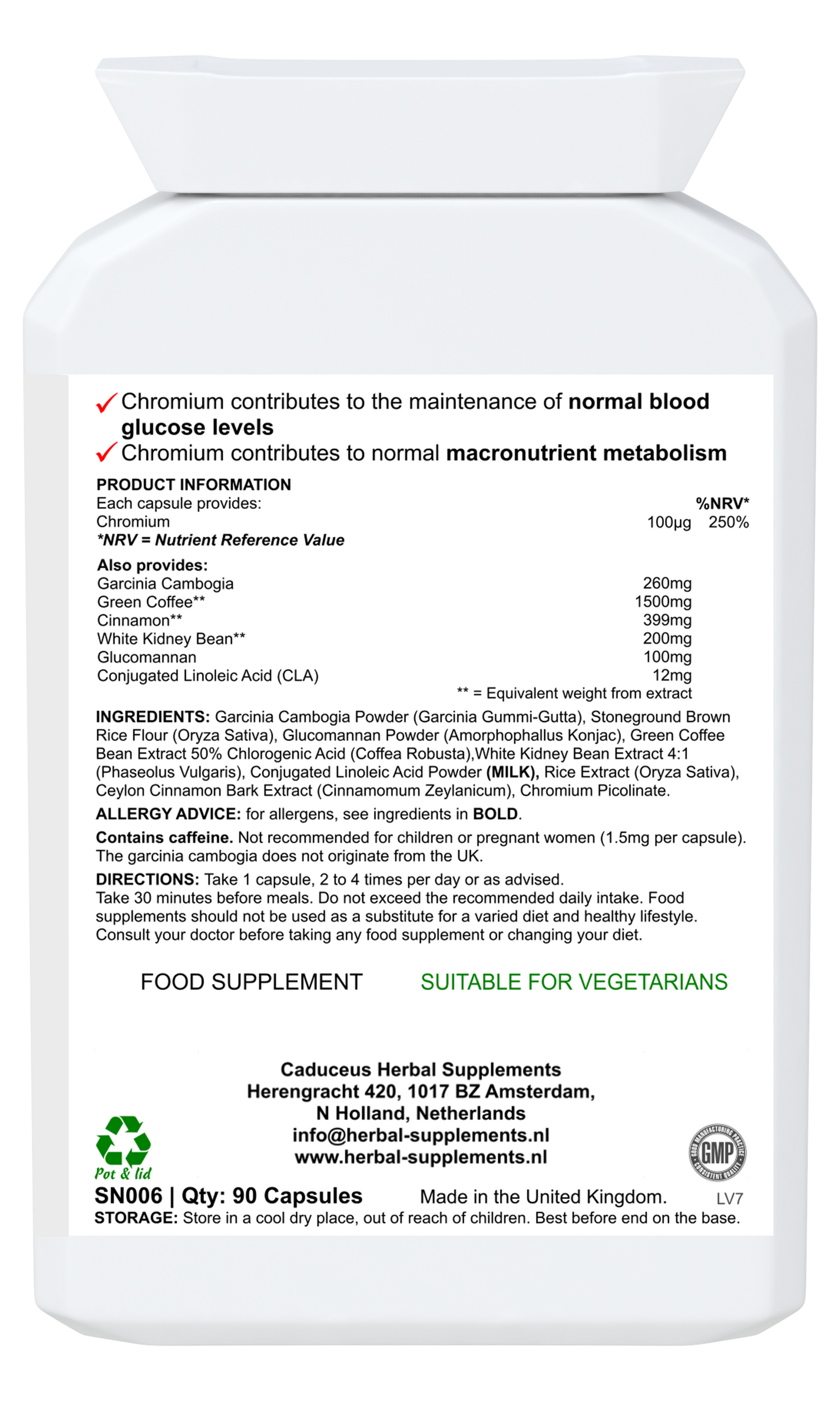 Garcinia Cambogia Complex 90 capsules