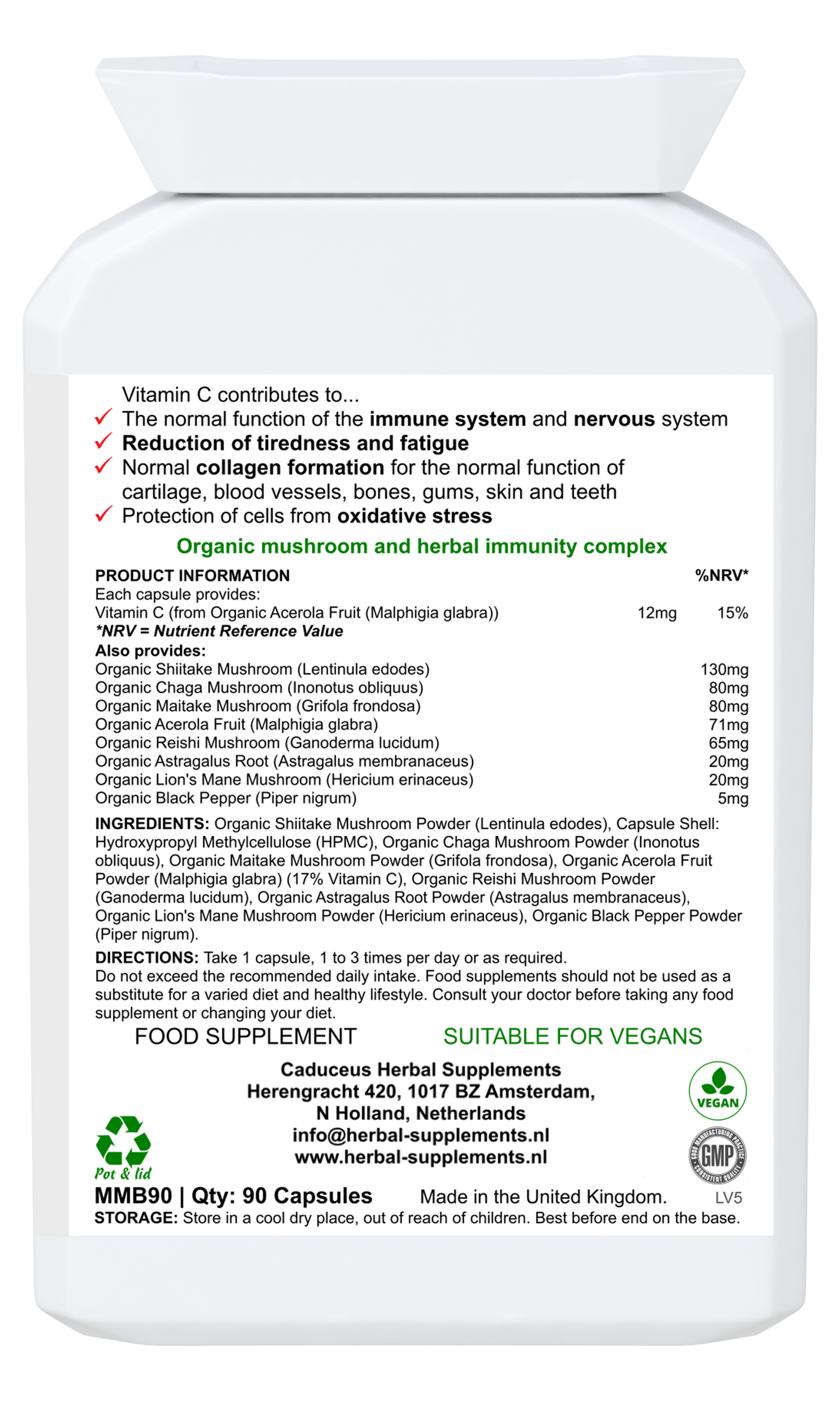 Mushroom Complex Forte capsules 90